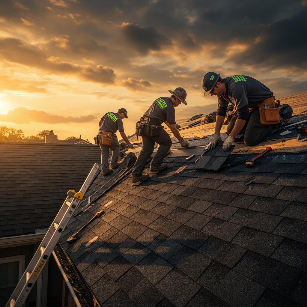 Roof Rooster crew at work